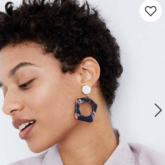 Madewell Acetate Geometric Drop Earrings - Picture 2 of 3
